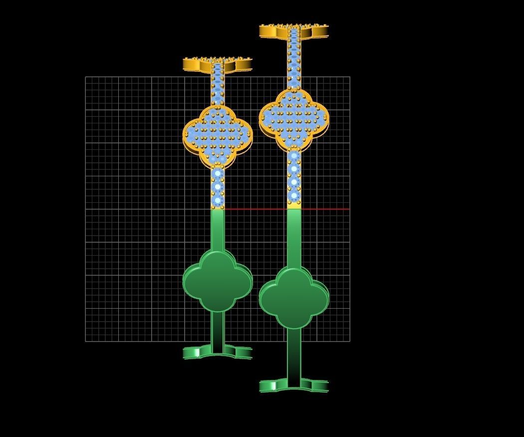 Van Cleef Arpels Braclets Code-BAD074 3D print model_4