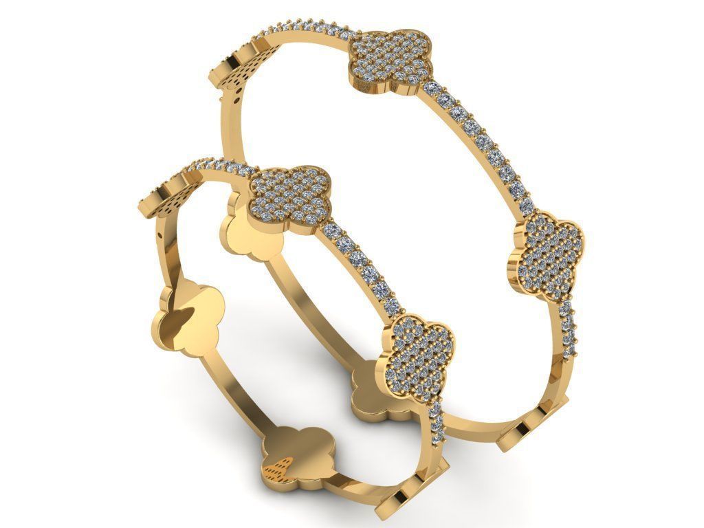 Van Cleef Arpels Braclets Code-BAD074 3D print model_1