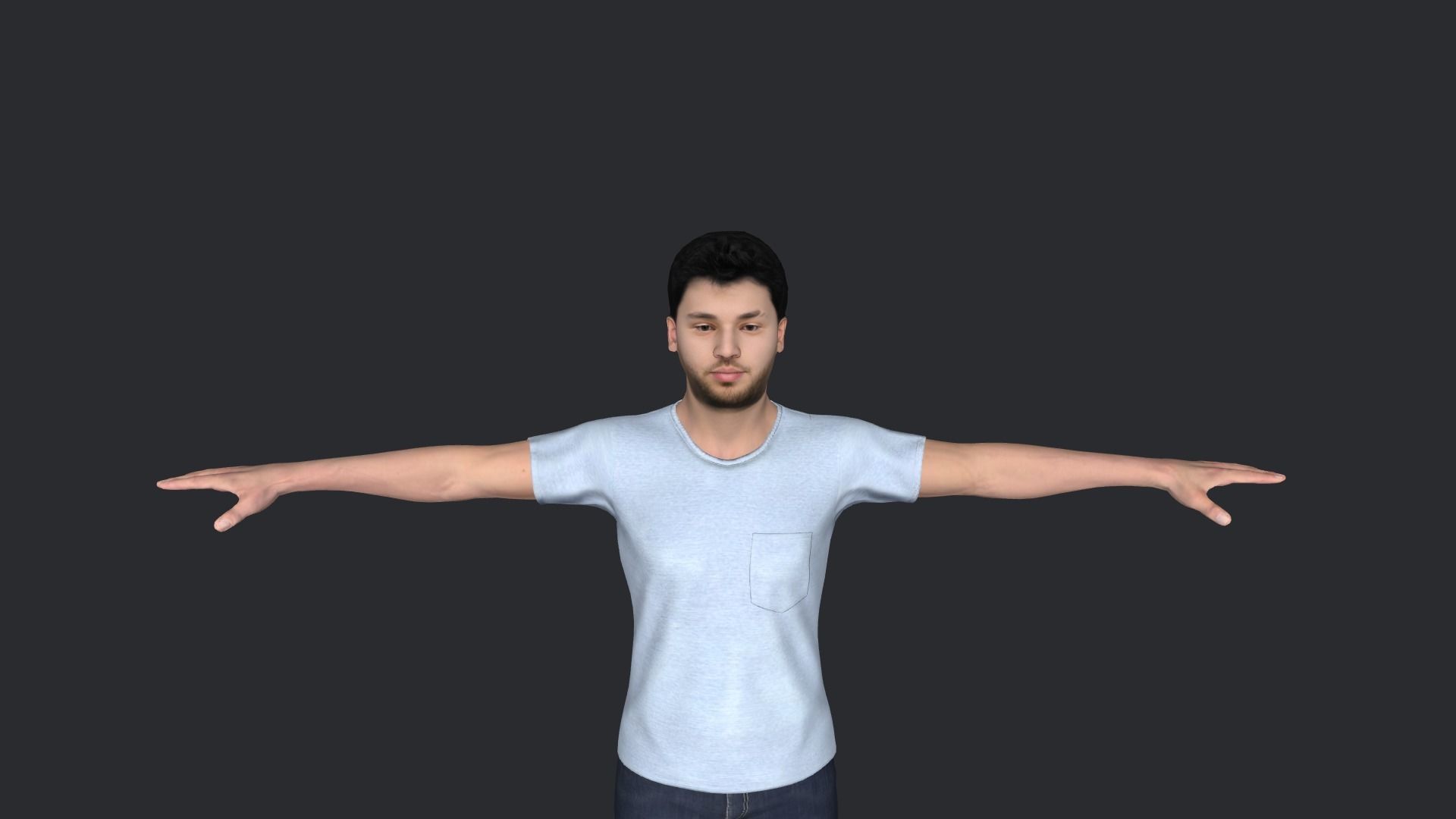 Adin Ross Hyper Realistic Full Body Rigged Character 3D model_3
