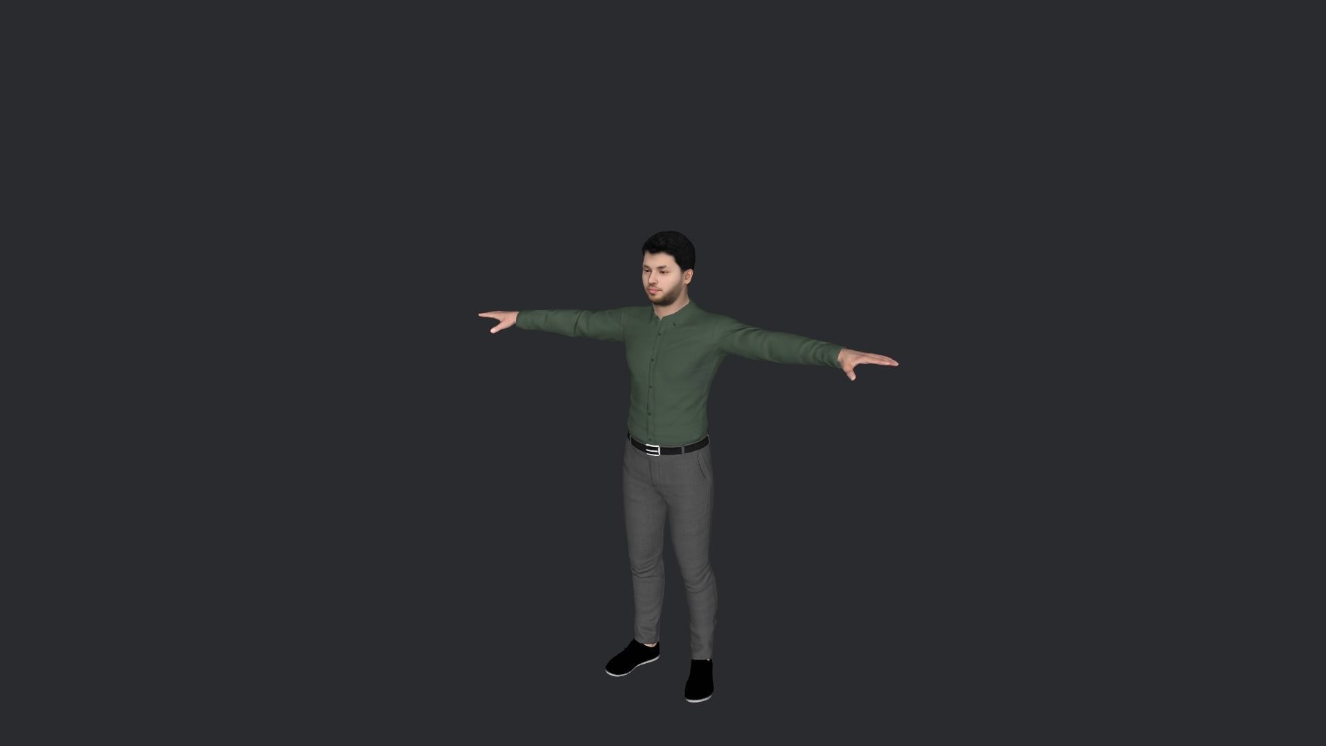 Adin Ross Hyper Realistic Full Body Rigged Character 3D model_28