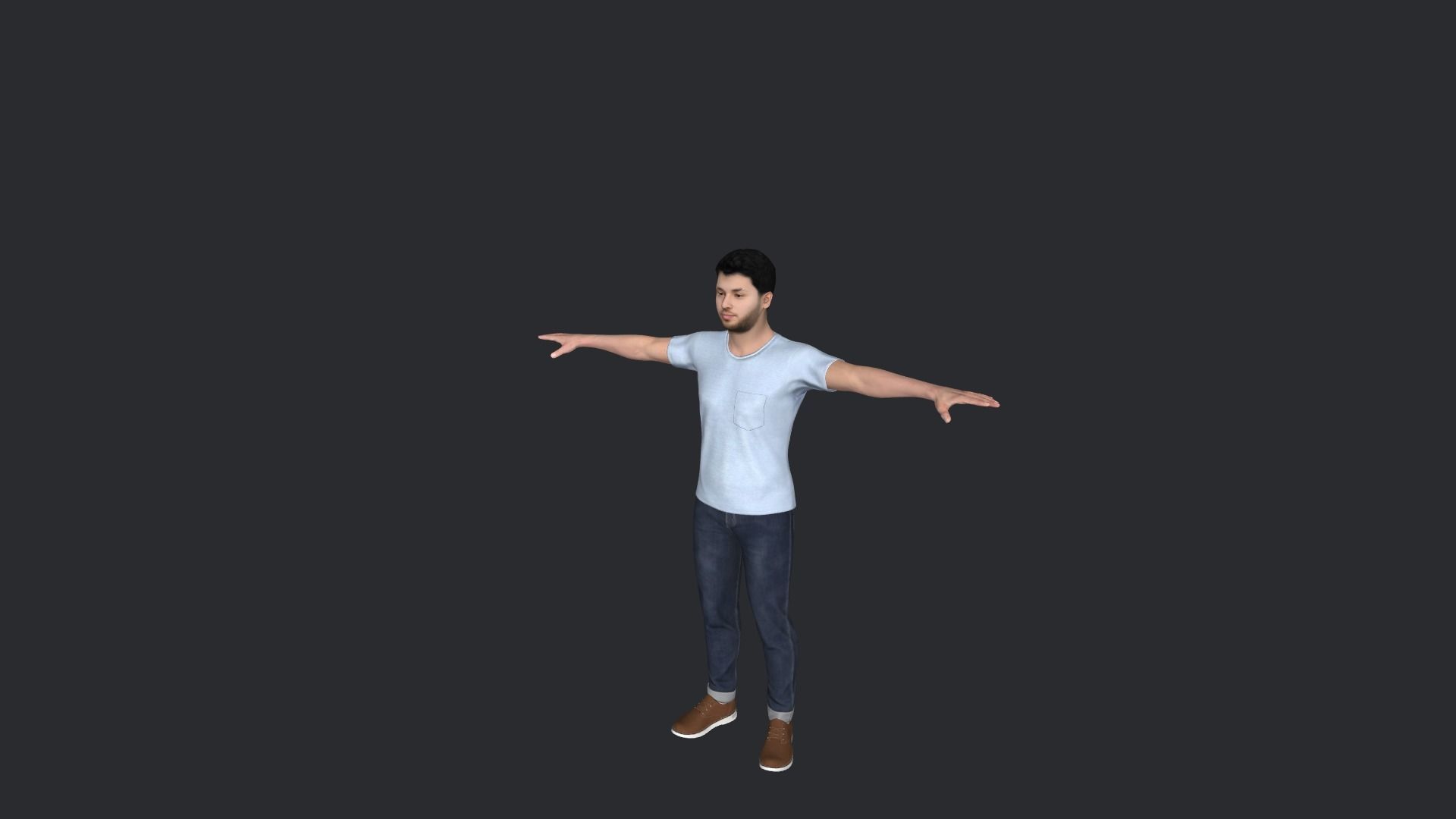 Adin Ross Hyper Realistic Full Body Rigged Character 3D model_5
