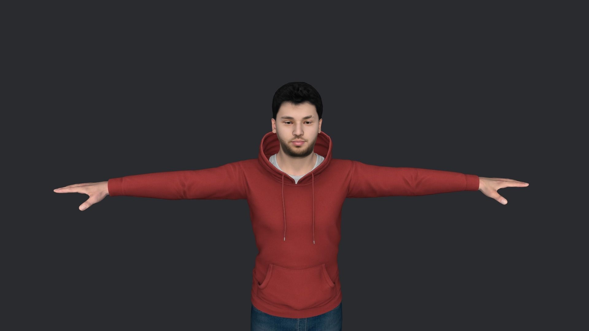 Adin Ross Hyper Realistic Full Body Rigged Character 3D model_8