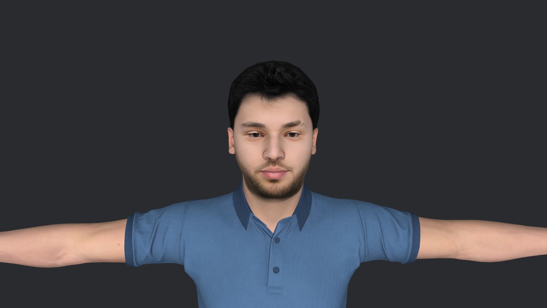 Adin Ross Hyper Realistic Full Body Rigged Character 3D model_13