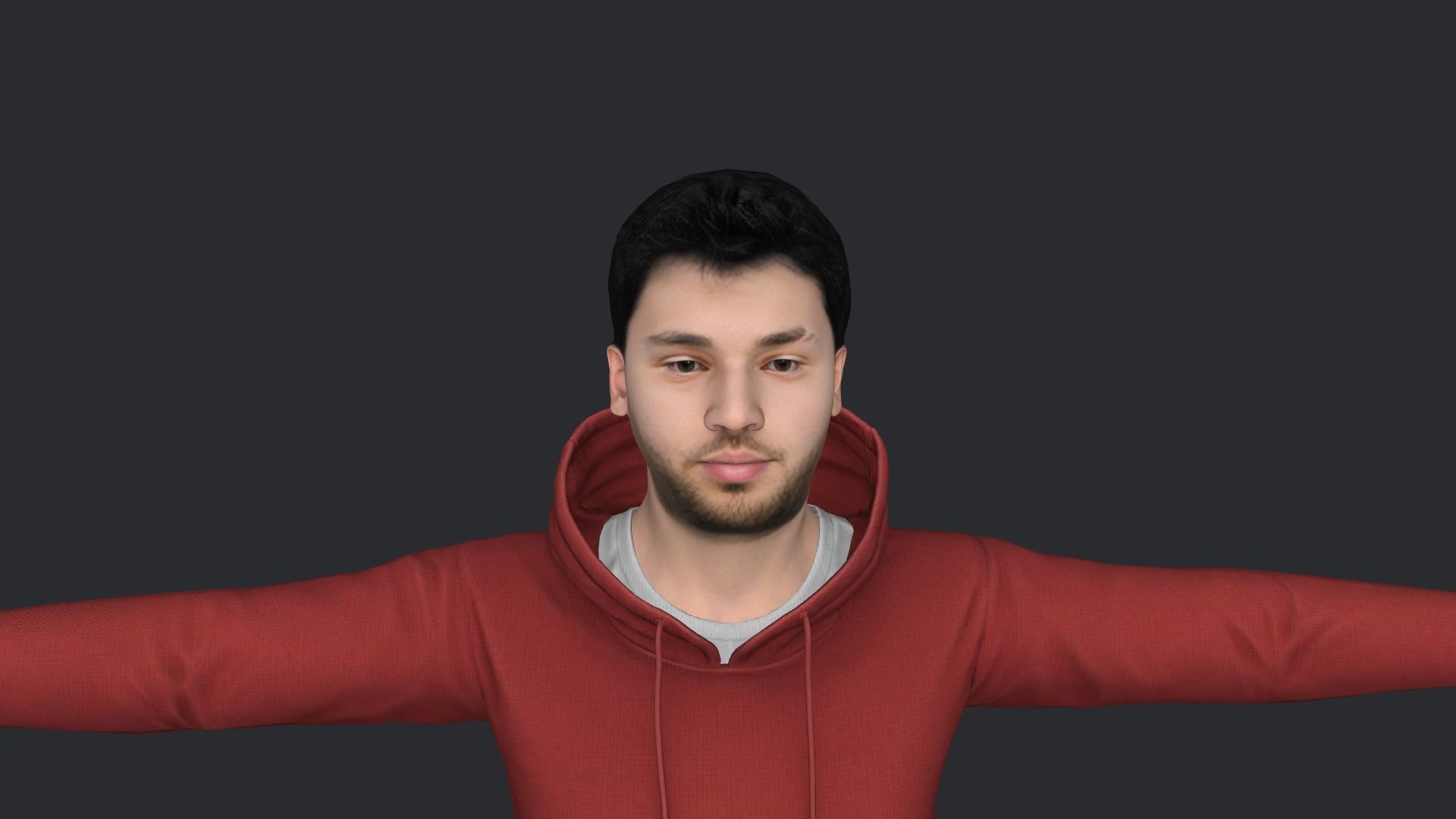 Adin Ross Hyper Realistic Full Body Rigged Character 3D model_7