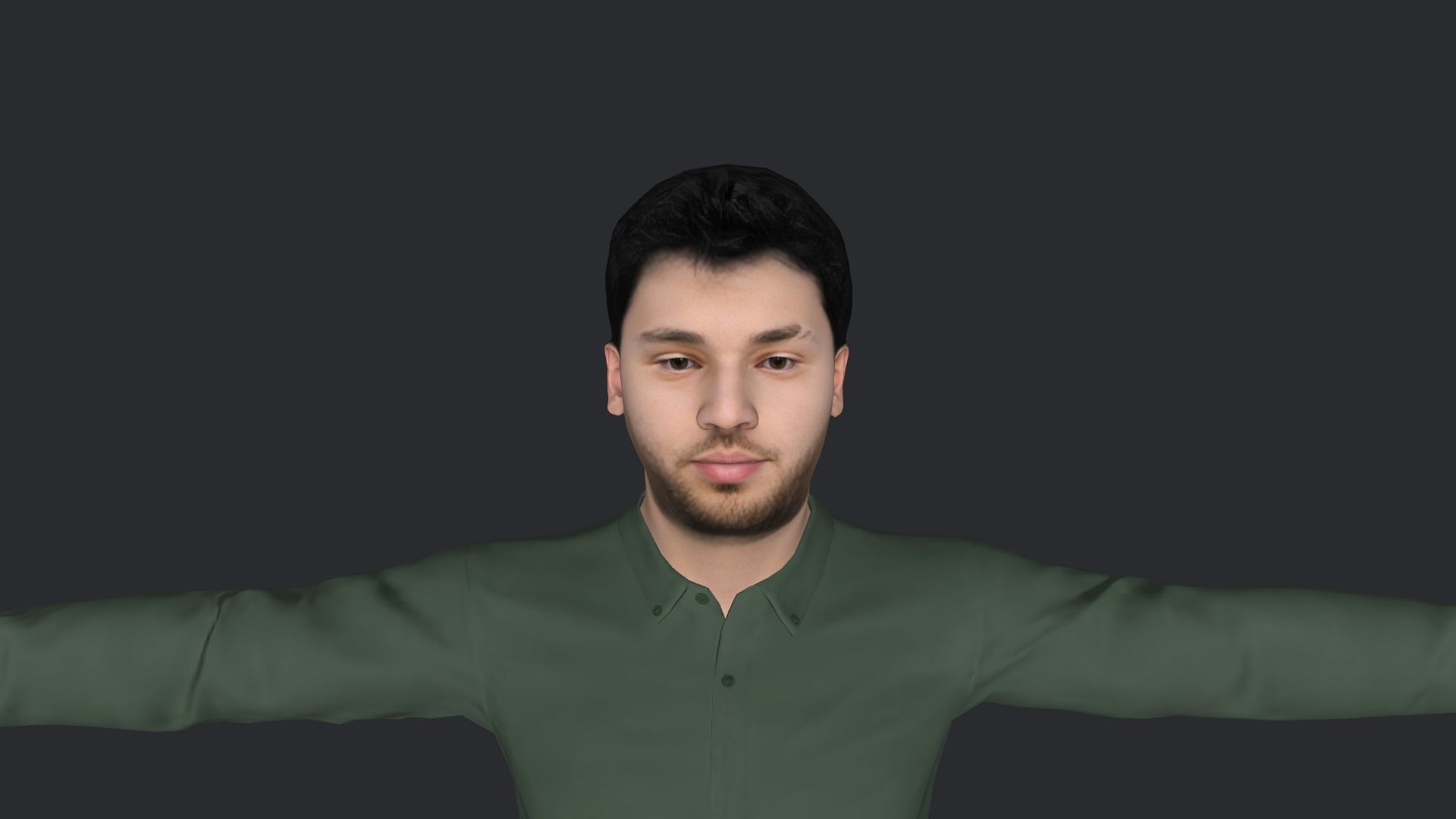 Adin Ross Hyper Realistic Full Body Rigged Character 3D model_25