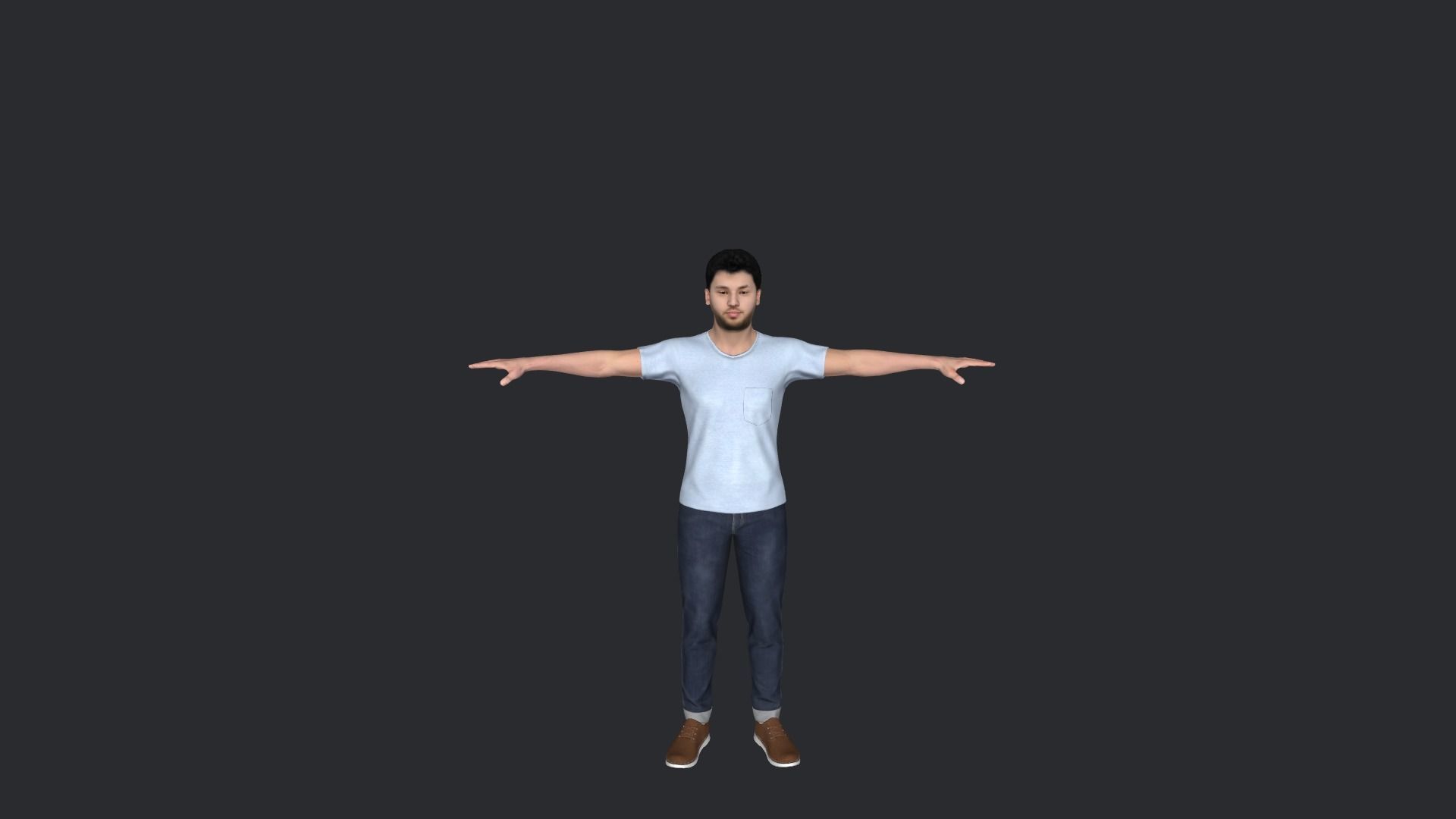 Adin Ross Hyper Realistic Full Body Rigged Character 3D model_4