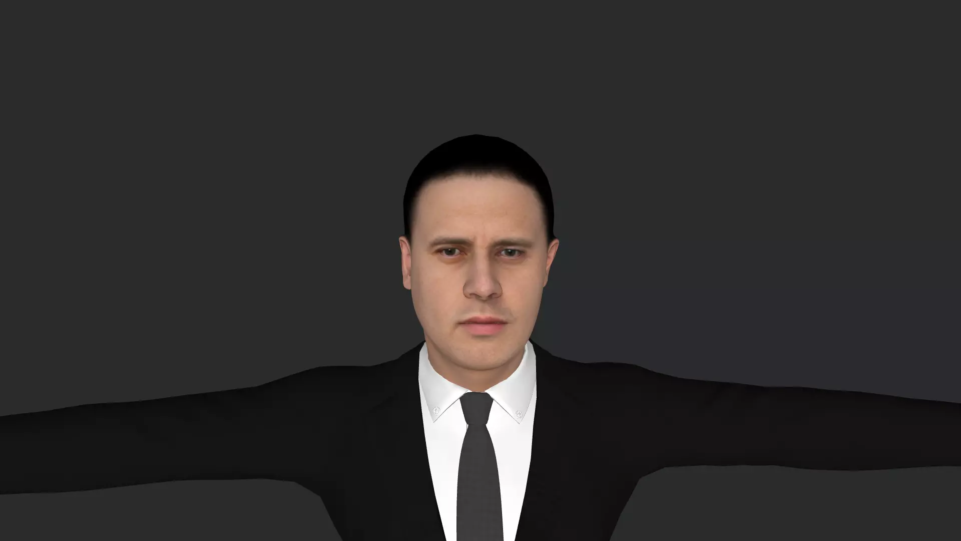 Crazy Legs Hyper Realistic Full Body Rigged Character 3D model_0