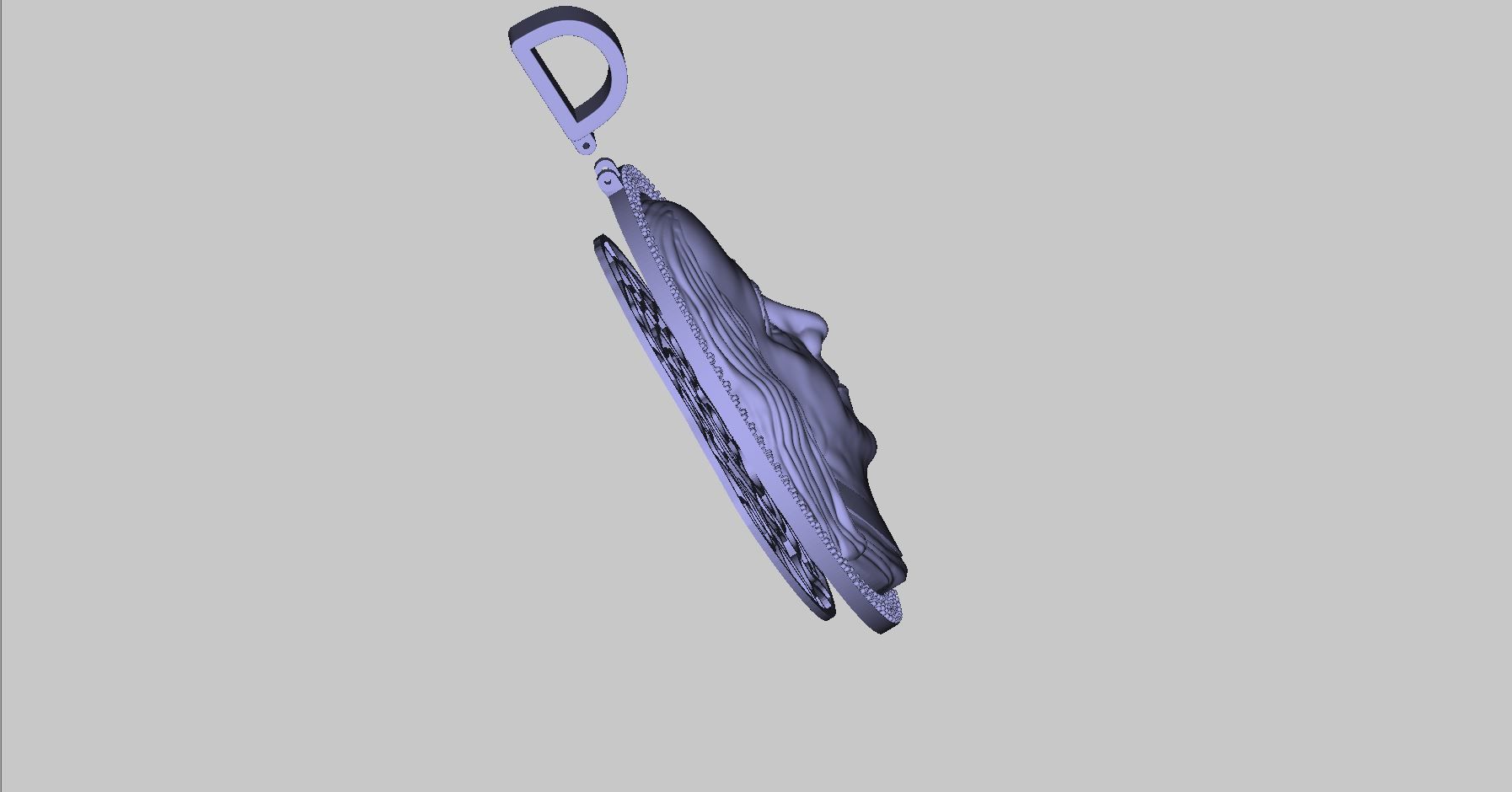 Brenjamin Franklin Pendant 3D print model 3D print model_15
