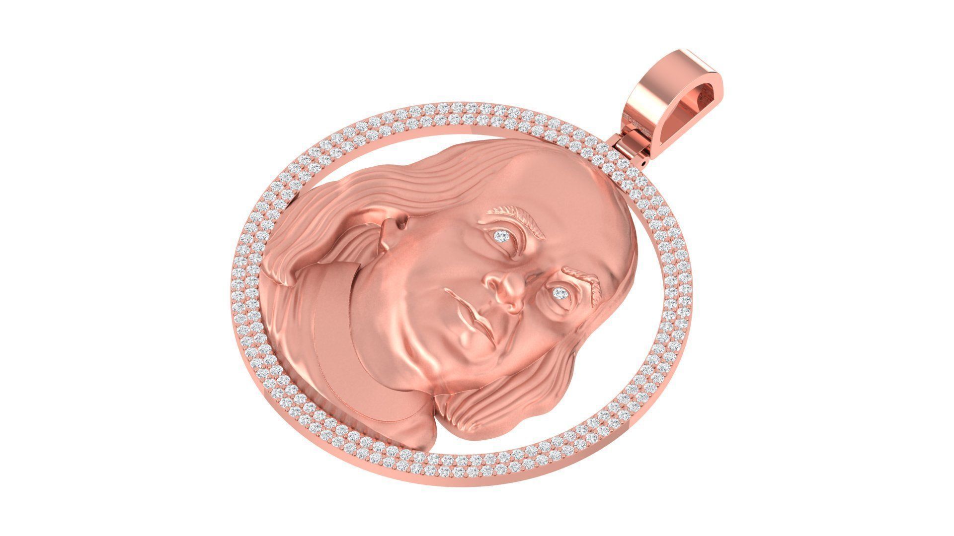 Brenjamin Franklin Pendant 3D print model 3D print model_5