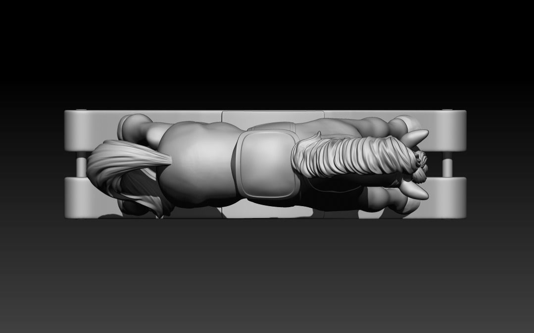 S00057 Rocking Horse 3dp 3D print model_11
