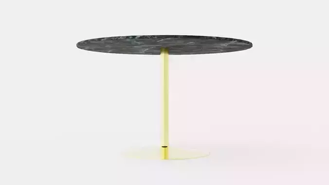 Capri Dining Table 120 Cm Around Marble