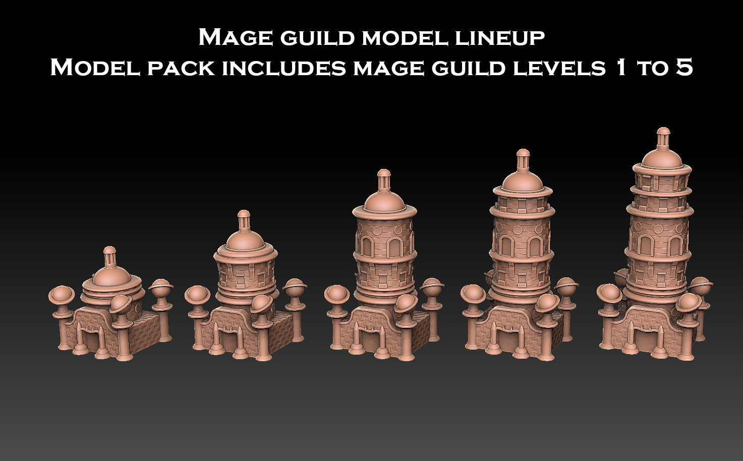 Heroes of Might and Magic 3 Chess Set 3D print model_48