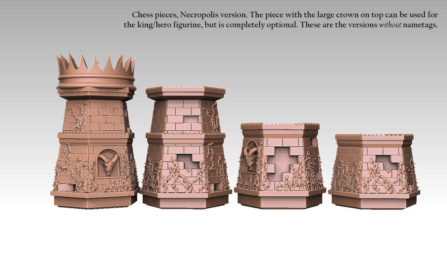 Heroes of Might and Magic 3 Chess Set 3D print model_15