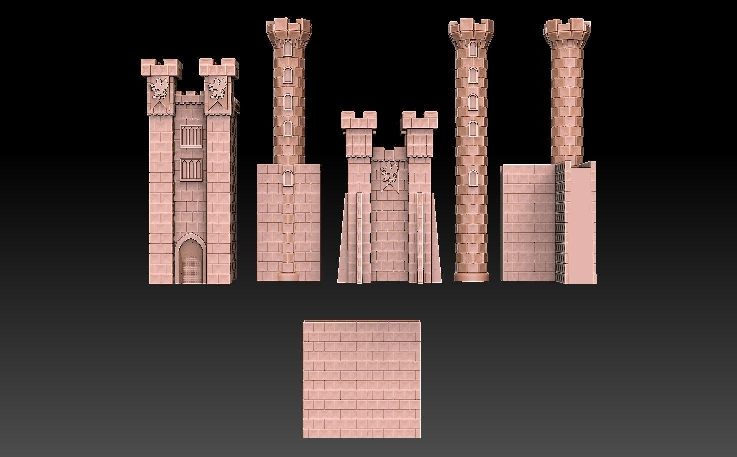 Heroes of Might and Magic 3 Chess Set 3D print model_46