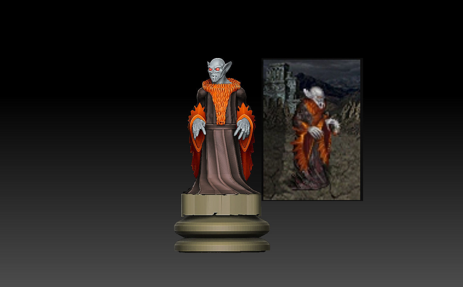 Heroes of Might and Magic 3 Chess Set 3D print model_31