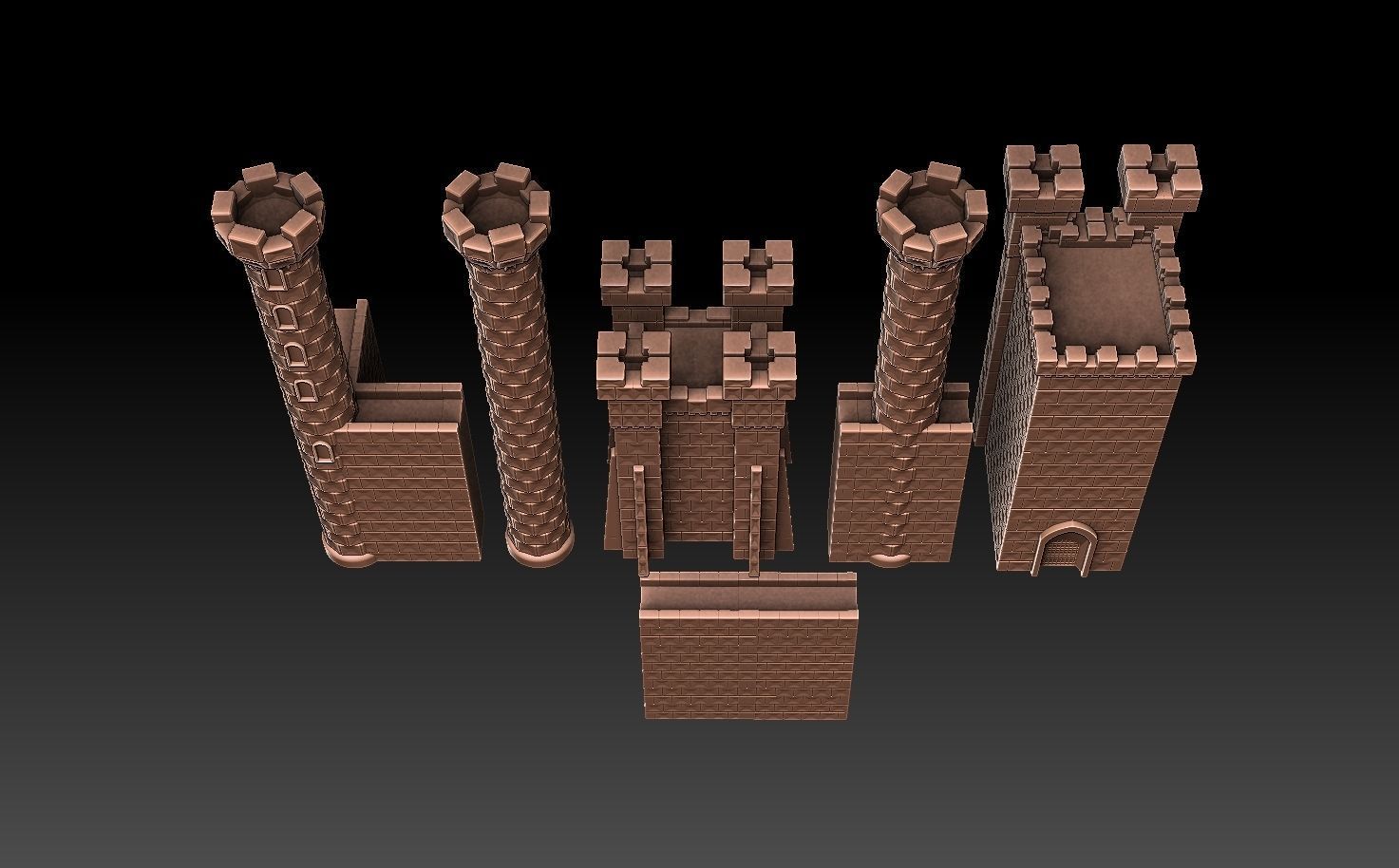 Heroes of Might and Magic 3 Chess Set 3D print model_45