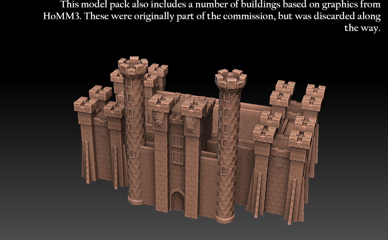 Heroes of Might and Magic 3 Chess Set 3D print model_47