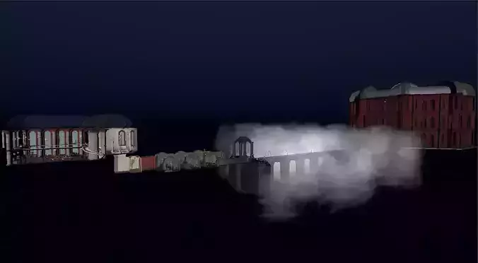 Royal Coliseum Texture Low-poly 3D model