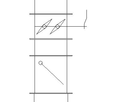 Adjustable Flanged Mechanical Equipment 3D model_1