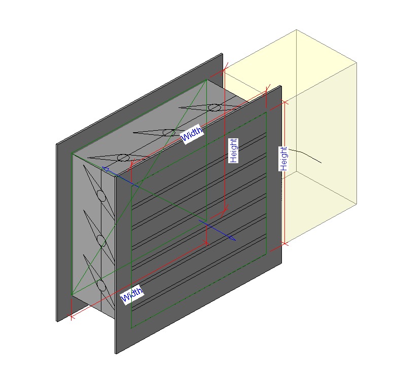 Adjustable Flanged Mechanical Equipment 3D model_4