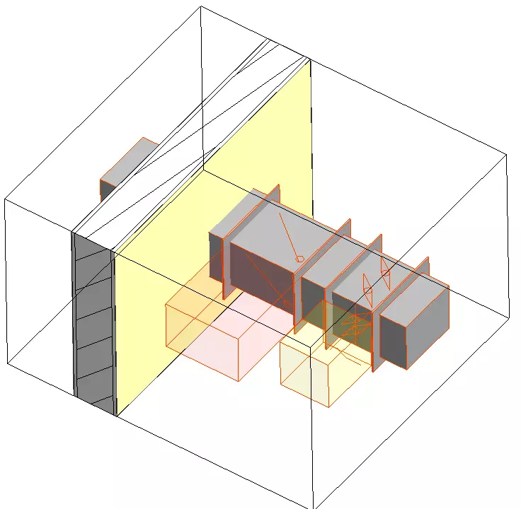 Adjustable Flanged Mechanical Equipment 3D model_0