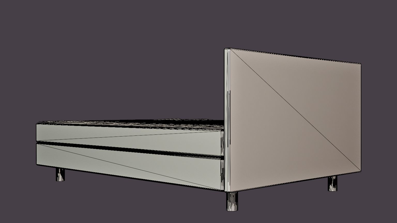 Charm Complete Singing Package 140x200 Low-poly 3D model_6