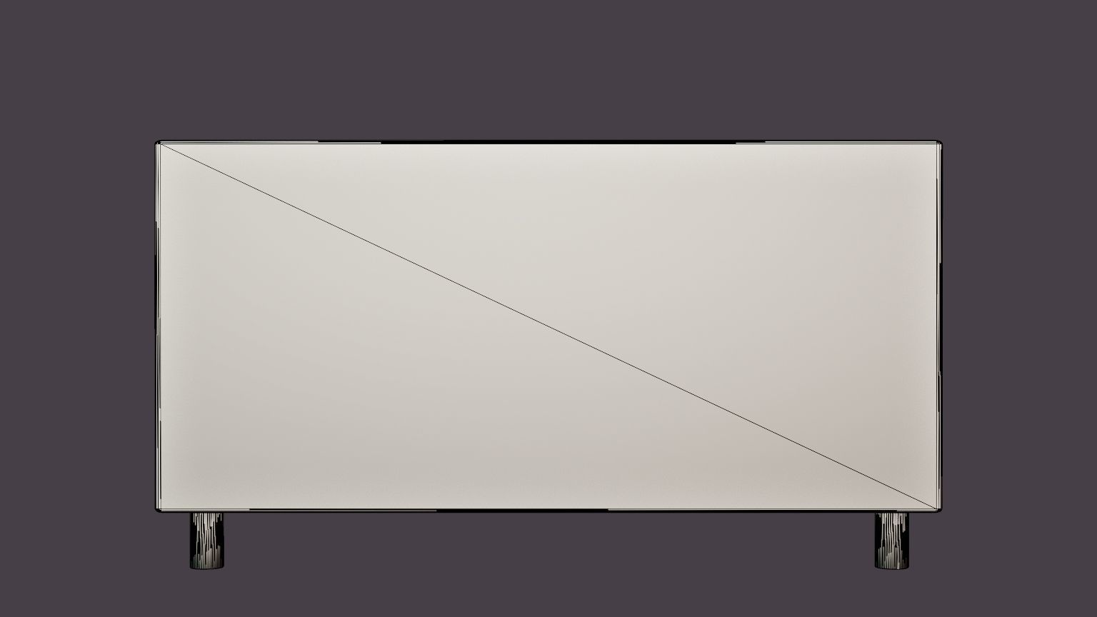 Charm Complete Package 160x200 Beige Low-poly 3D model_5