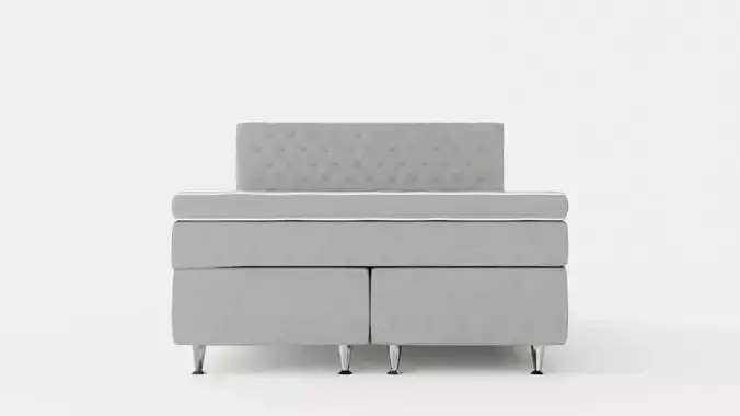 Celine Bed Package 160x200cm Gray Velvet