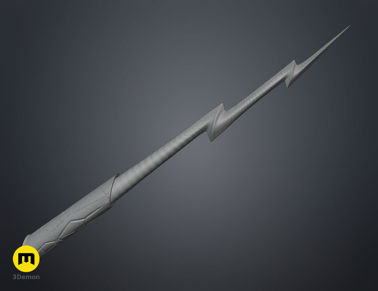 Flash wand 3D print model_6
