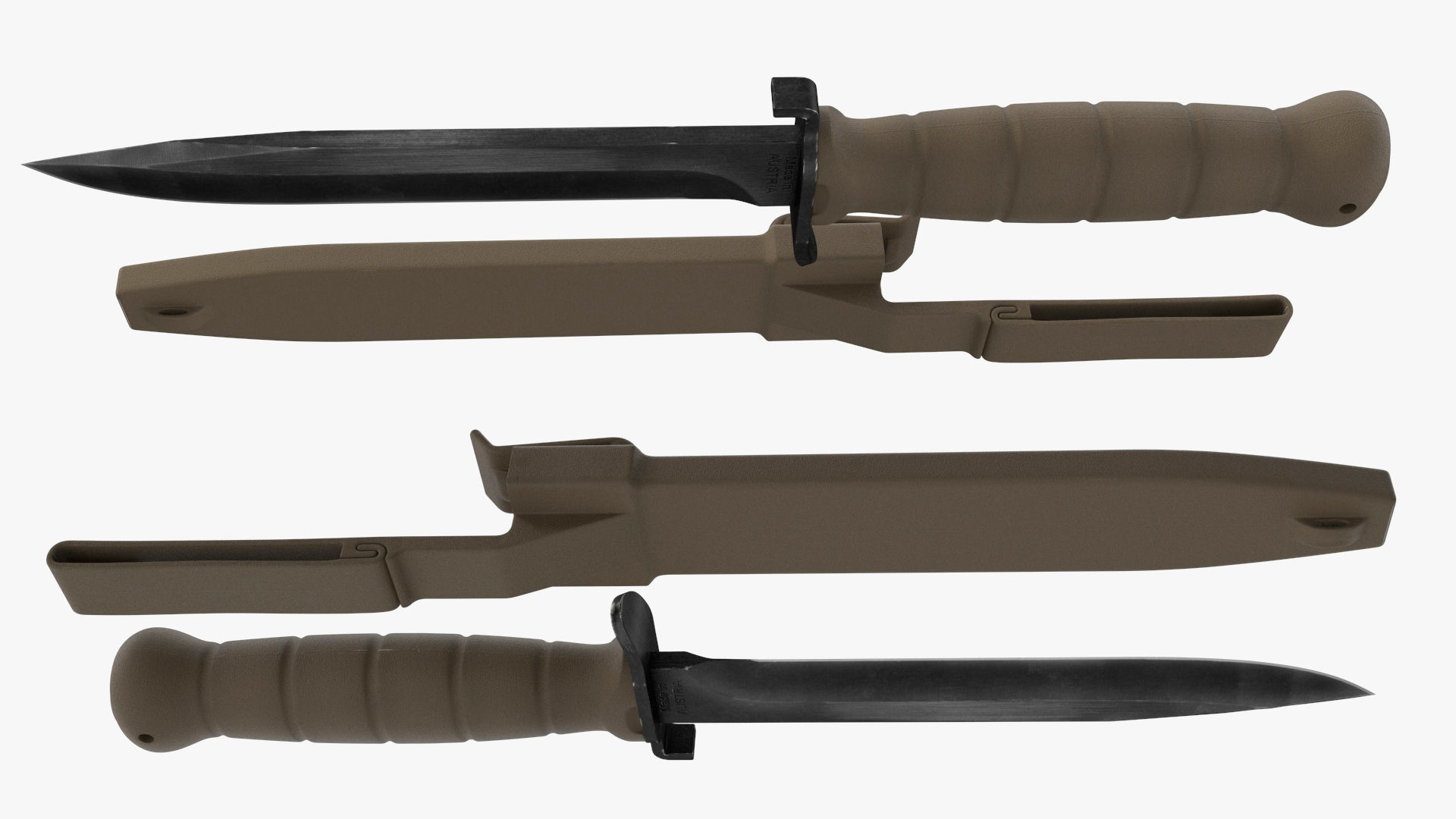 Glock Field Knife Dark Earth 3D model_7