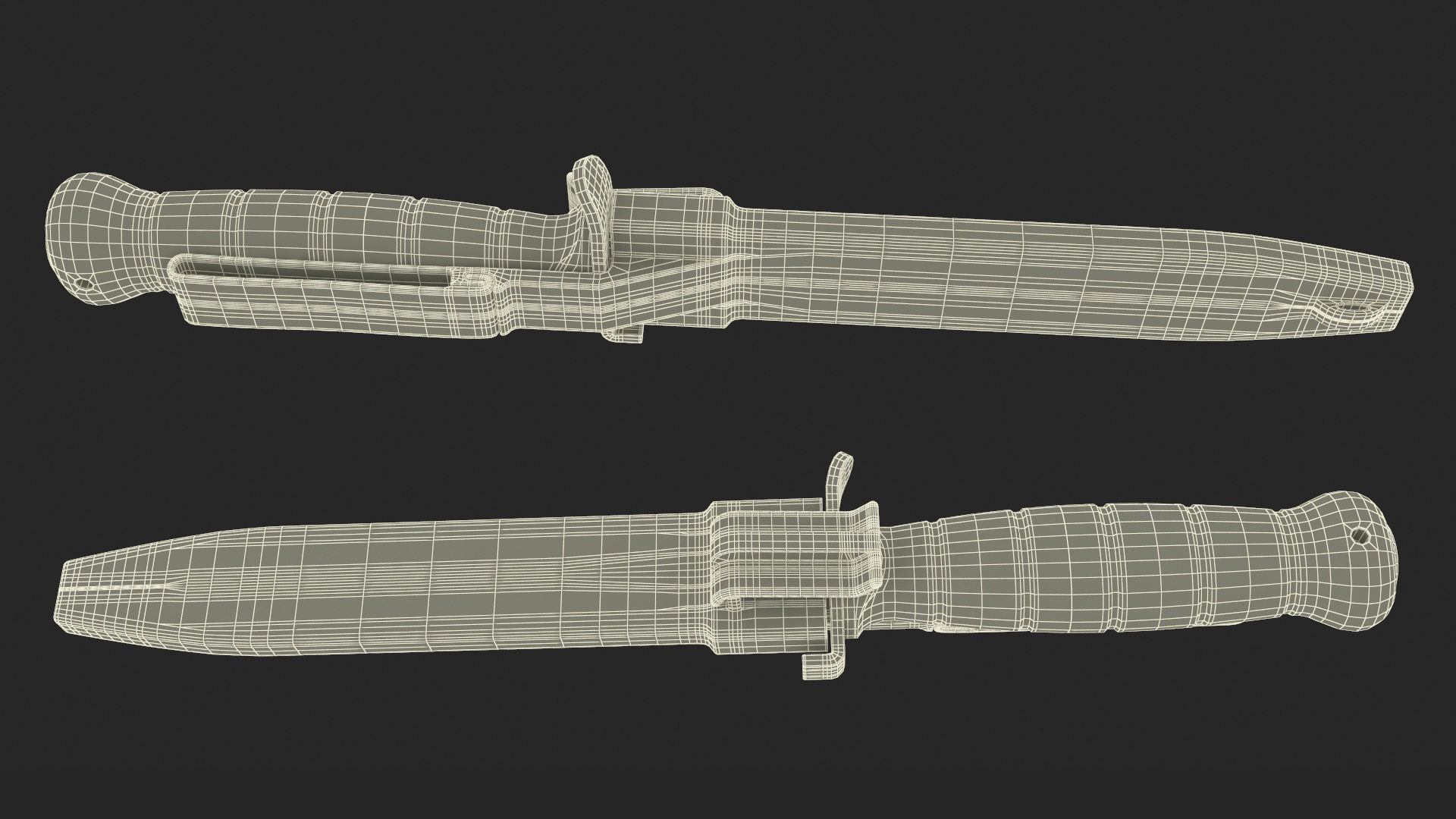 Glock Field Knife Dark Earth 3D model_23