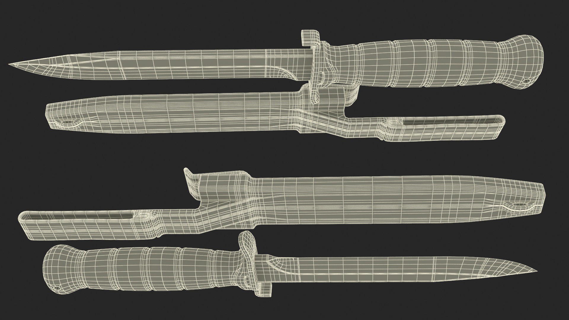 Glock Field Knife Dark Earth 3D model_21