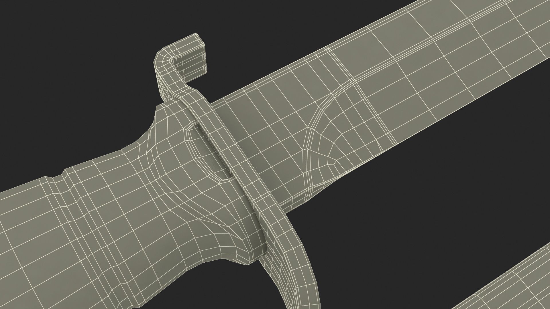 Glock Field Knife Dark Earth 3D model_22