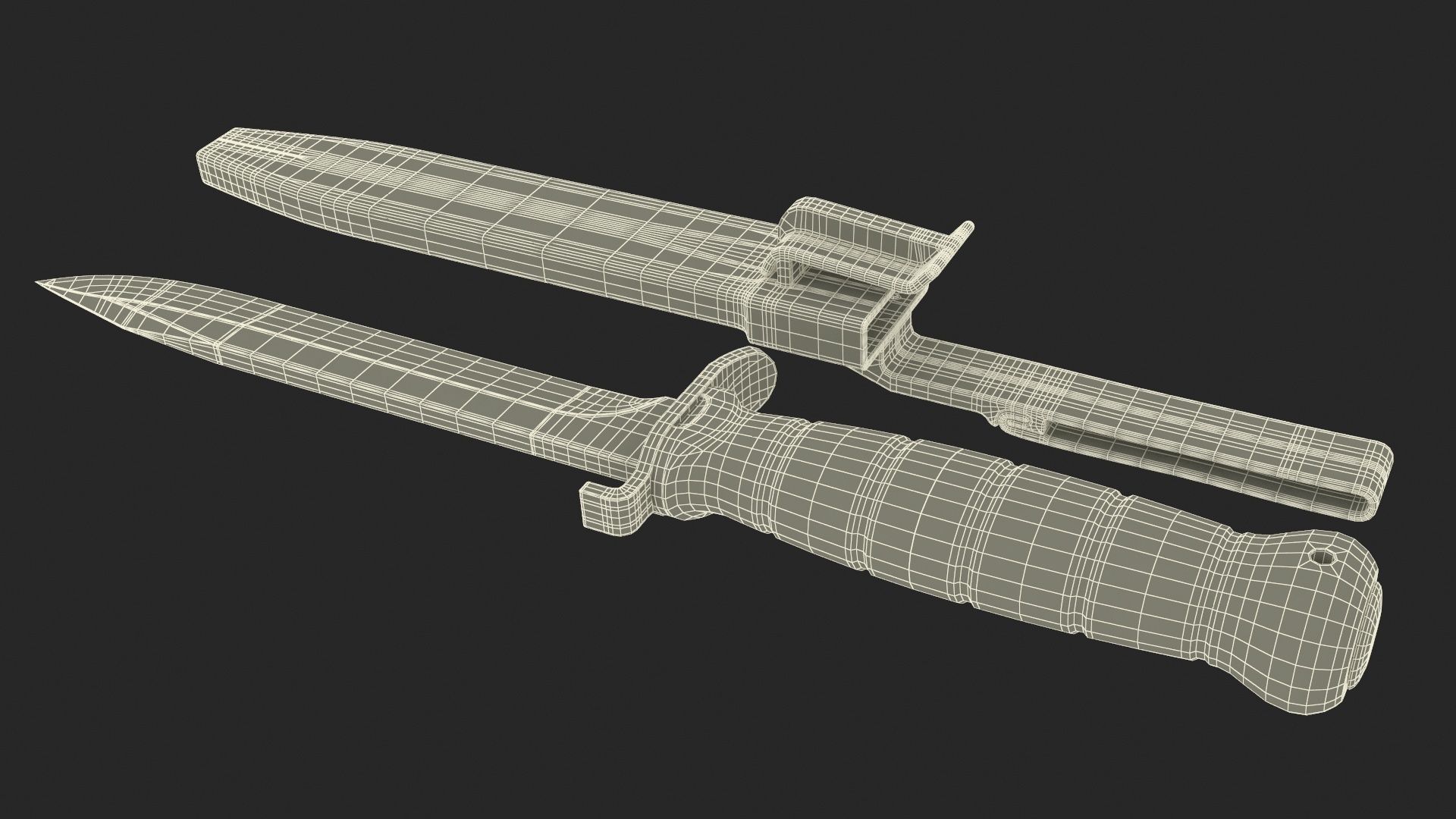 Glock Field Knife Dark Earth 3D model_19