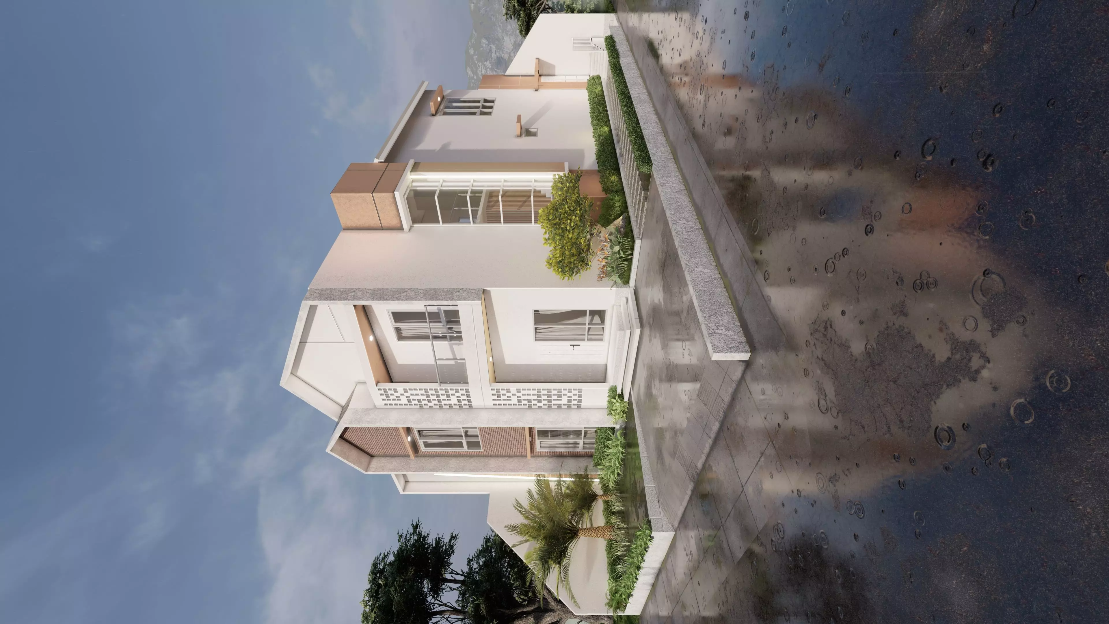RUMAH SKANDINAVIAN 2 LANTAI 3D model