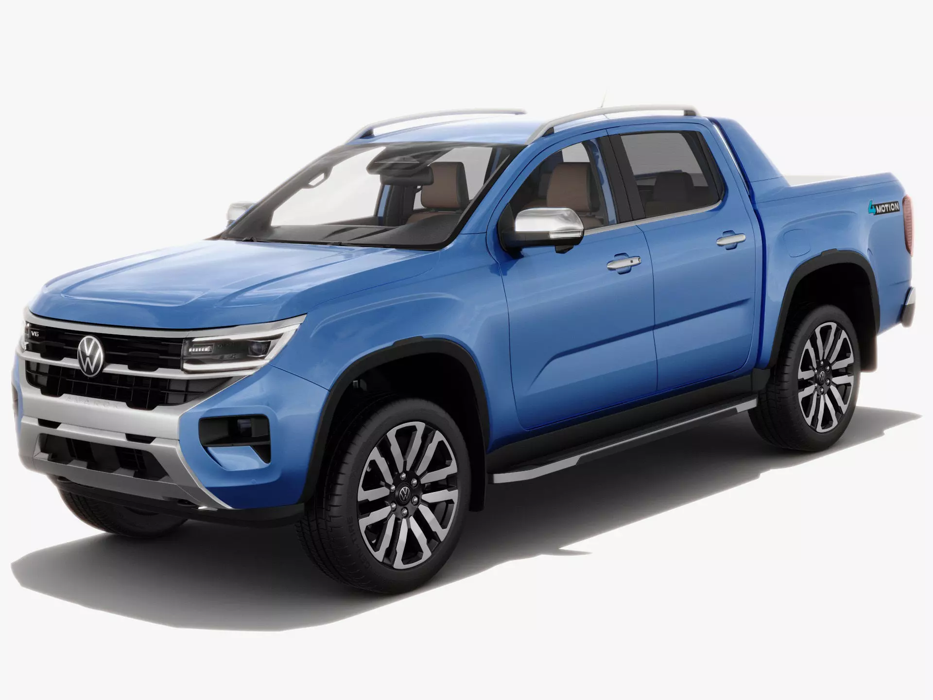 Volkswagen Amarok 2023 Aventura with interior 3D model