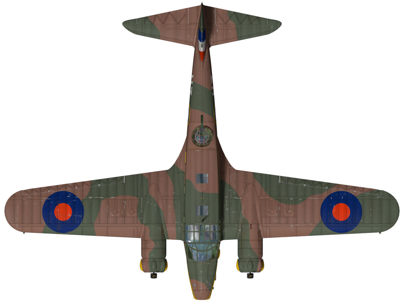 Avro Anson Mk1 early 3D model_13