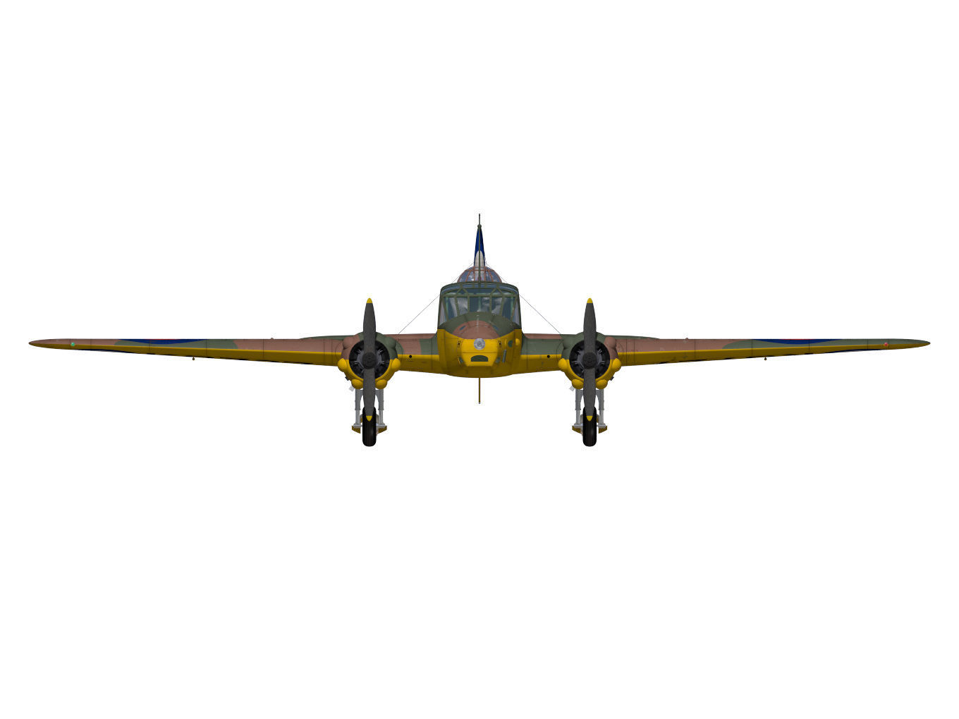 Avro Anson Mk1 early 3D model_12