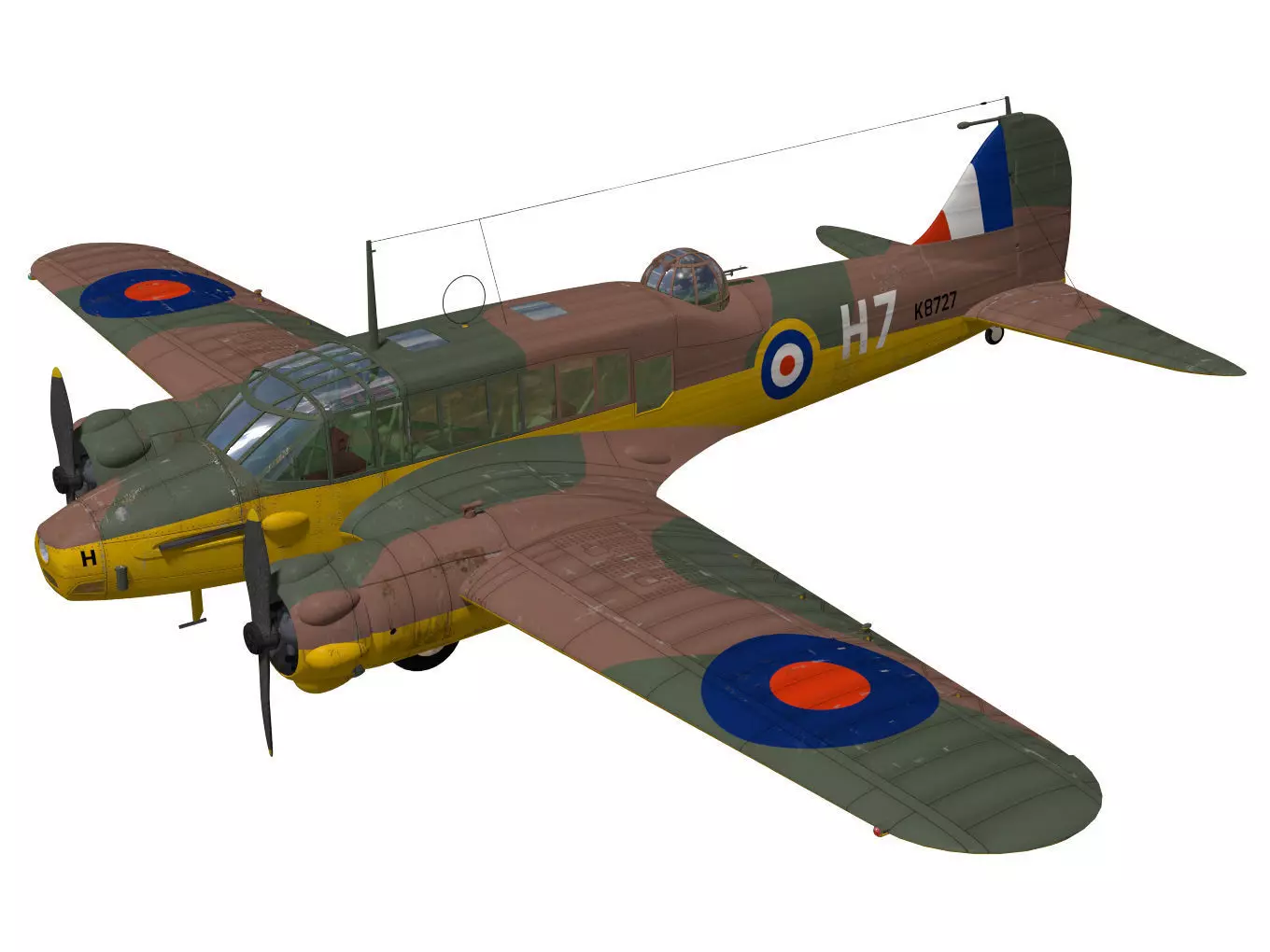 Avro Anson Mk1 early 3D model_0