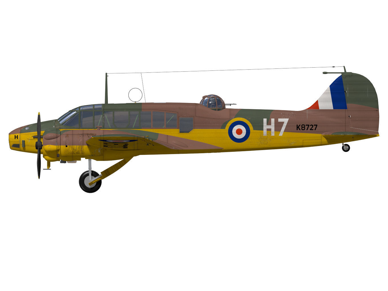 Avro Anson Mk1 early 3D model_10