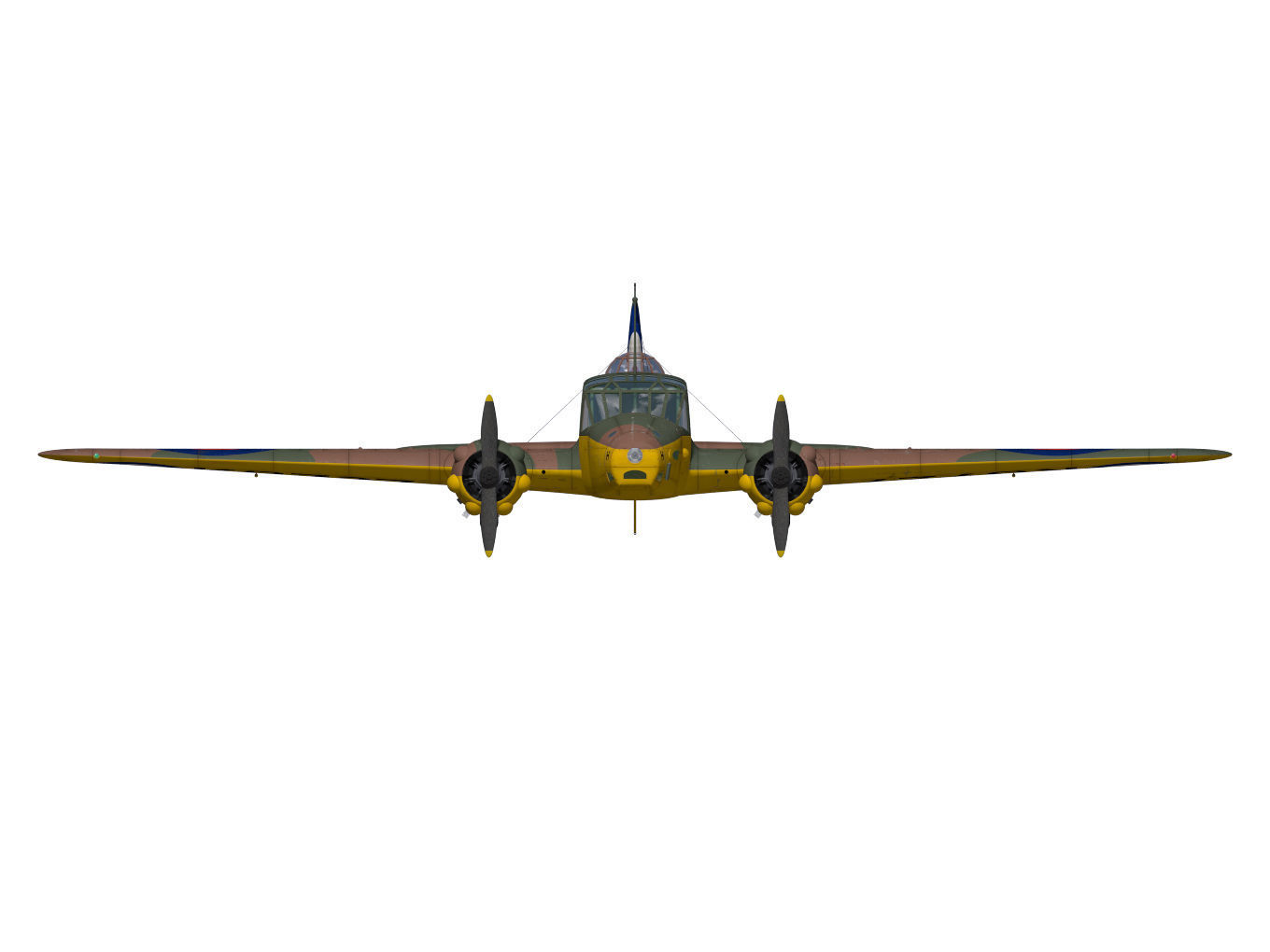 Avro Anson Mk1 early 3D model_11