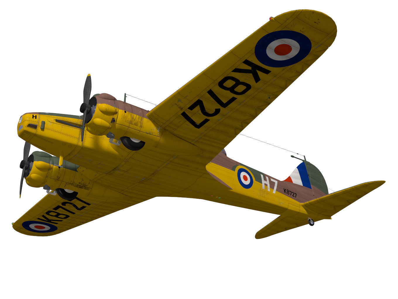 Avro Anson Mk1 early 3D model_3