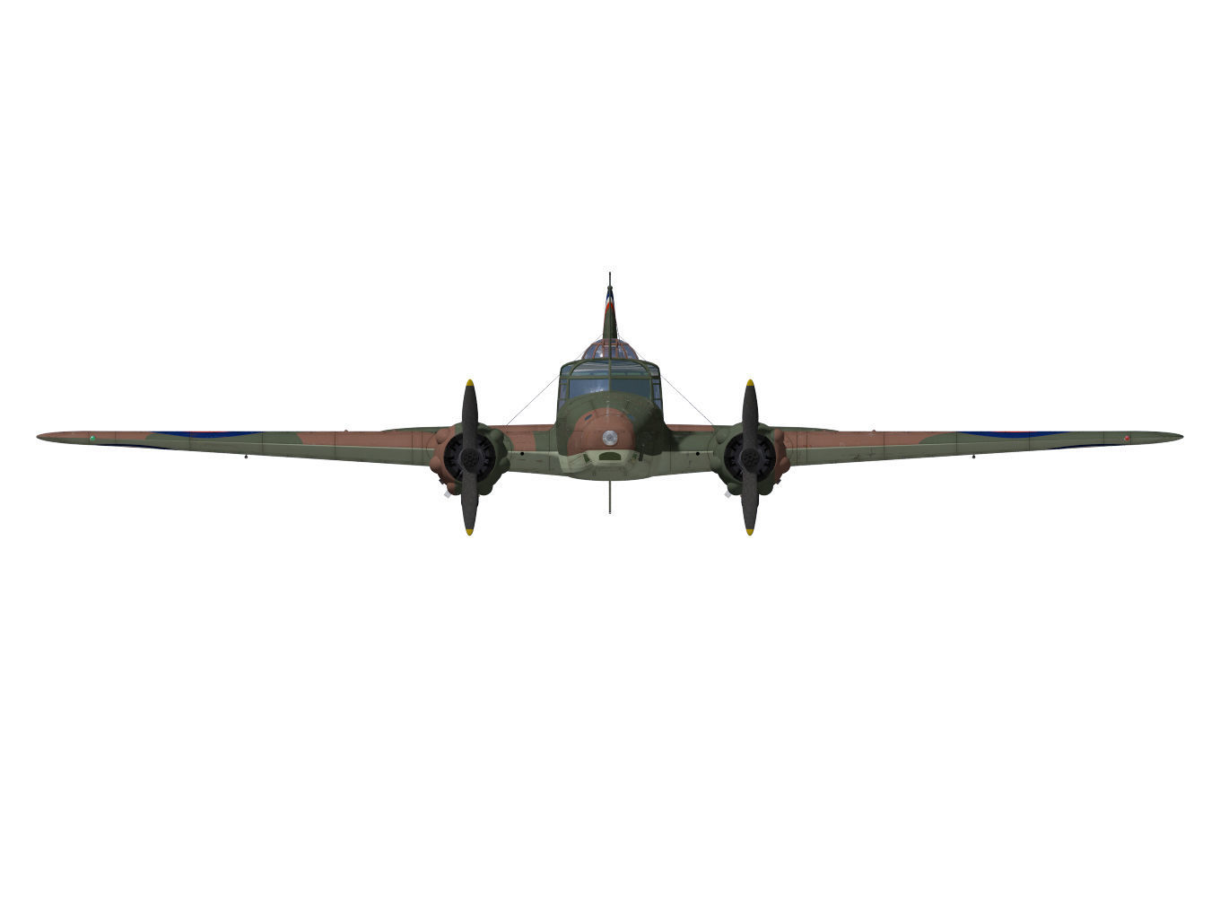 Avro Anson Mk1 late 3D model_12
