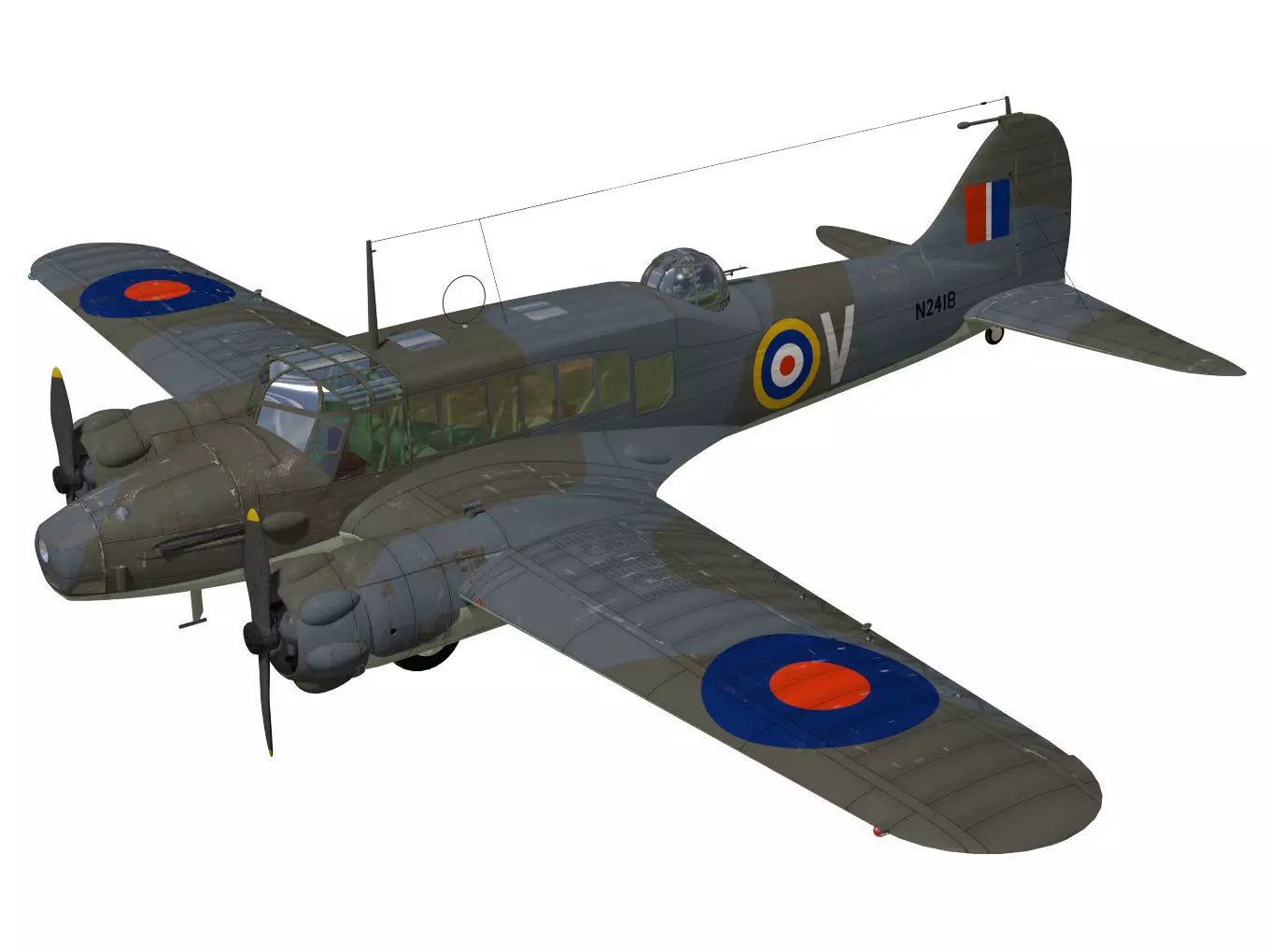 Avro Anson Mk1 late 3D model
