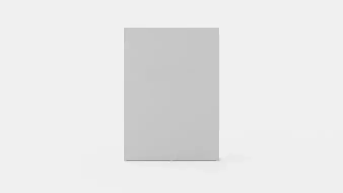 Compact Bed Cabinet Vertically 140x200 White