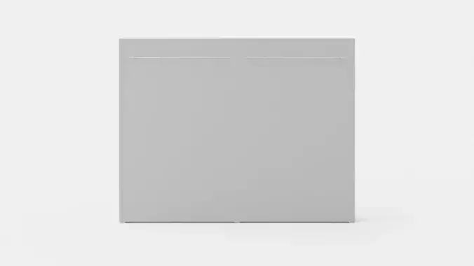 Compact Bed Cabinet Horizontal140x200 White