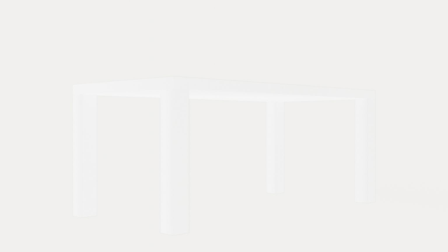 Cibus Dining Table Low-poly 3D model_1