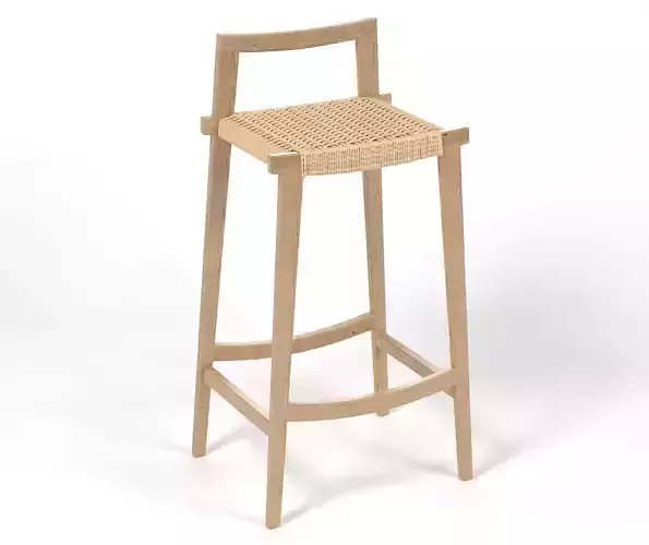 Wooden Bar Stool from La Redoute 