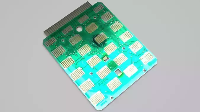 Calculator Circuit Board 3D model