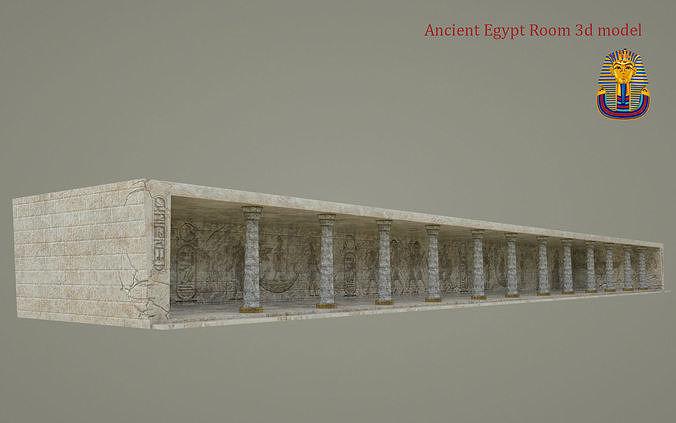  Ancient Egypt Room 3d model Low-poly 3D model